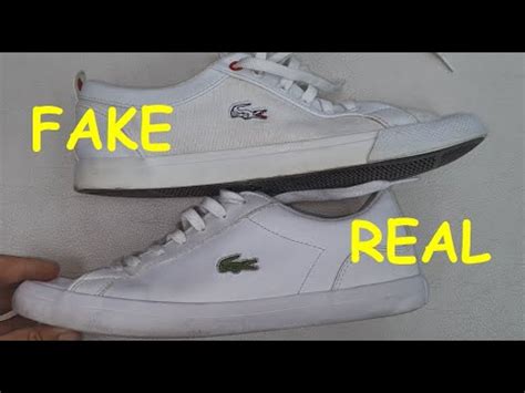 lacoste fake vs original shoes|lacoste polo counterfeit vs real.